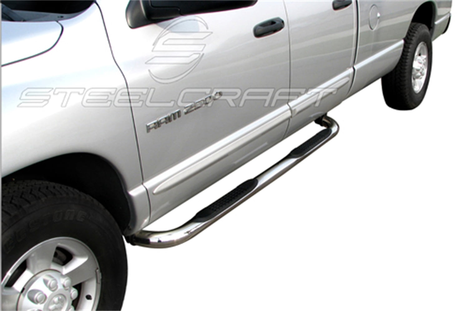 Steelcraft Automotive 220817 STC220817 02-08 RAM QUAD CAB 3IN SS NERF BAR