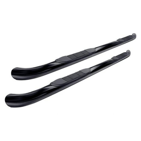 Steelcraft 25-01800 3 in. Round Side Bar Black Stainless Steel 3 in. Round Side Bar