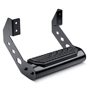 Steelcraft Universal Side Drop Step, 4 in. Wide, Round Tube, Black