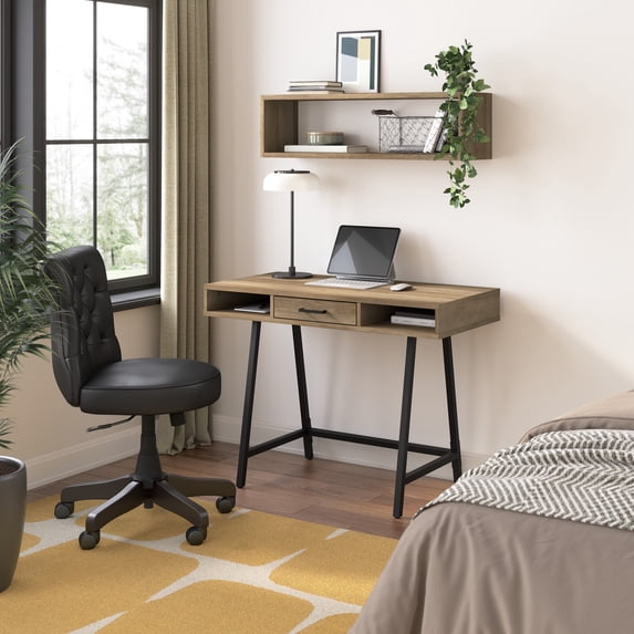 Steele 40W Writing Desk in Reclaimed Pine by Bush Furniture - Engineered Wood