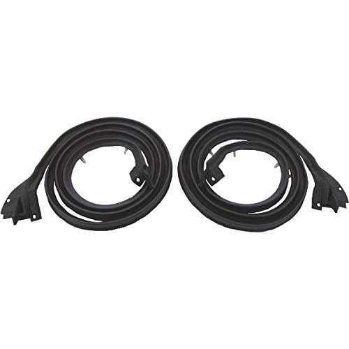Steele Rubber Products - 70-3032-72 - Rear Door Weatherstrips - Compatible with 1964-1965 Lincoln Continental
