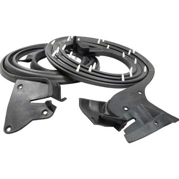 Steele Rubber Products - 70-4691-72 - Front Door Weatherstrips - Compatible with 1969-1971 Lincoln Mark III 2dt Hardtop Models