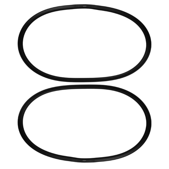Steele Rubber Products - 70-5073-77 - Rear Quarter Window Gaskets - Compatible with 1961-1967 Ford Falcon and Econoline Vans