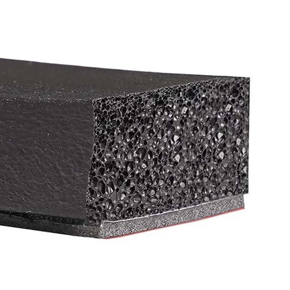 Steele Rubber Products - 83-1035-377 -Boat - 1/2" x 1" Rectangular Square Edge with Peel-N-Stick - Sold as a 10 foot Strip