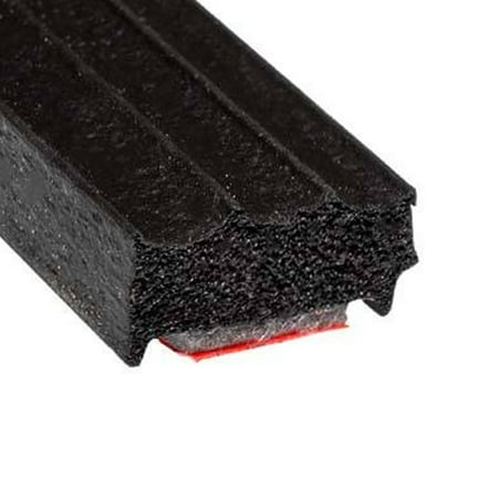 Steele Rubber Products - 90-3720-277 - RV - 3/16" Ribbed Weatherstrip with Peel-N-Stick - Sold as a 20ft Strip - Commonly found on Entegra, Fleetwood, Forest River, Keystone, Newmar, Tiffin