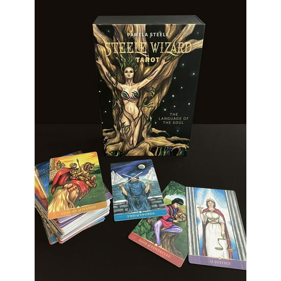 Steele Wizard Tarot: The Language of the Soul (Tarot Kit Box Set with 88 Cards and Guide Book), (Paperback)