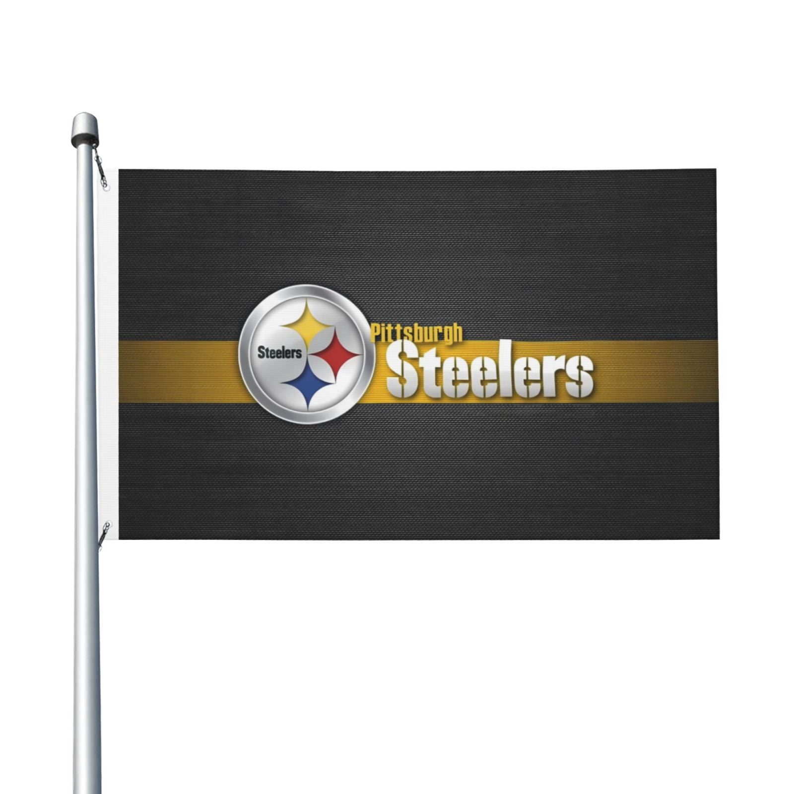 House Divided Garden Flag - Philadelphia Eagles Vs Pittsburgh Steelers, Double Sided, 12.5x18 In