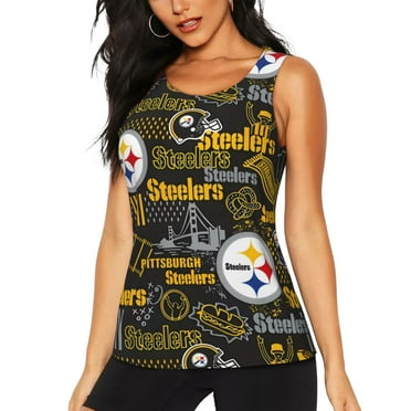 Steelers Women's Tank Top Shirt Fitness Or Other Sports Football Team Logo for Baseball team Fans Gifts