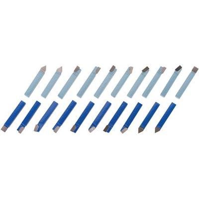 Steelex 20 Carbide Tool Bit Set, 1/4in
