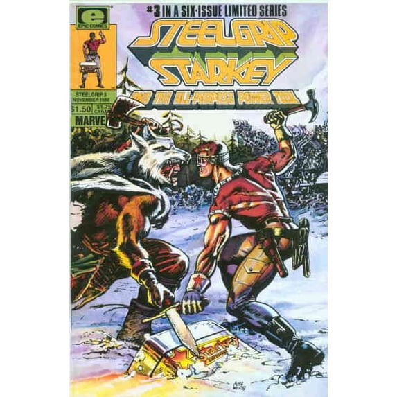 Steelgrip Starkey #3 VF ; Epic Comic Book