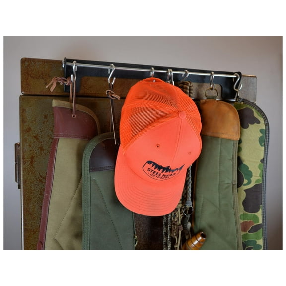 Steelhead Outdoors Case Keeper, 8 Hooks, Black, 18in