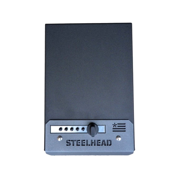 Steelhead Outdoors Fast Access Pistol Box Gen 3 w/3 Ft Cable, Black, Large