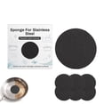 thumbnail image 1 of Steeli Sponge for Stainless Steel, Removes Burnt-On Stains, Suitable for Stainless Steel Surfaces, Leaves No Scratches, Durable Kitchen Sponge – For Pots, Pans & Cookware (6PCS), 1 of 11