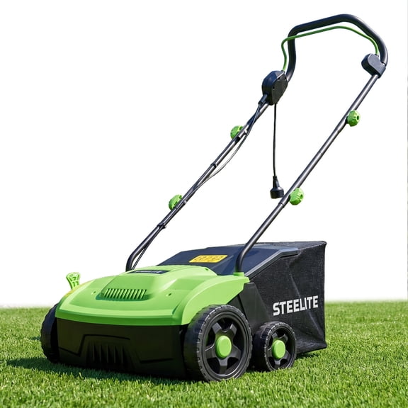 Steelite Artificial Turf Sweeper, 13" 10A Corded Electric Artificial Grass Sweeper Vacuum,Turf Brush for Artificial Grass Cleaning with 5 Height Adjustment