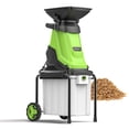 thumbnail image 1 of Steelite Heavy-Duty Electric Wood Chipper Shredder,120V 15-Amp Corded Leaf Mulcher with 50L Collection Bin, 1.75 Inch Cutting Diameter,Wood Chippers, Shredders, & Mulchers, 1 of 10