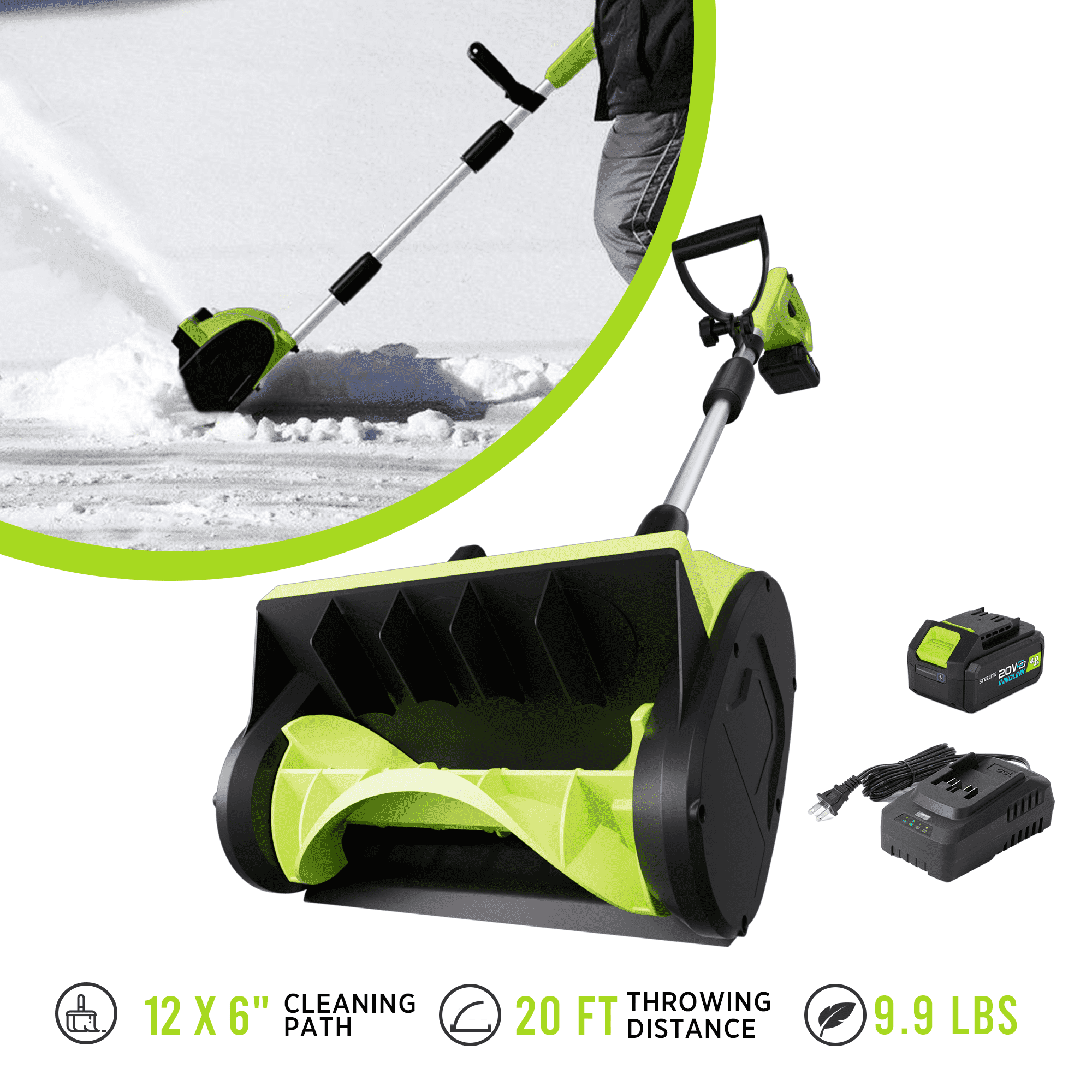 Home depot snow joe cordless shovel sale