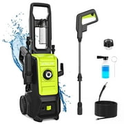 Steelite Electric Pressure Washer, 3500 PSI, Max 2.25 GPM Portable Power Washer with Adjustable Nozzles, Extended Hose & Power Cord, Efficient Cleaning for Cars, Driveways, Patios, and Floor Cleaning