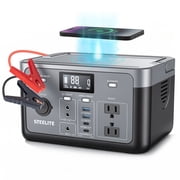 Steelite Portable Power Station 300W (600W Peak) ,192Wh (60,000mAh) Camping Lithium Battery Solar Generator with 60W PD In/Output Fast Charging, 120V AC Outlets