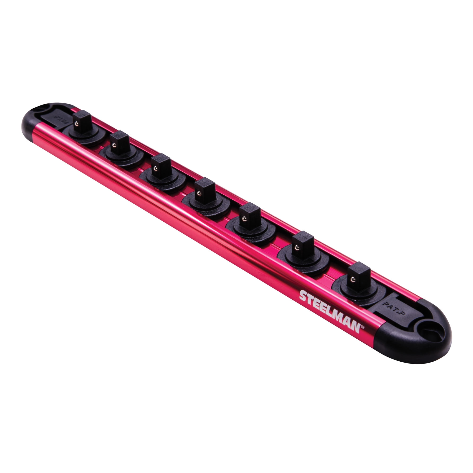 Steelman 1/4-Inch Drive 7-Piece Aluminum Socket Storage Rail, 9.25-Inch