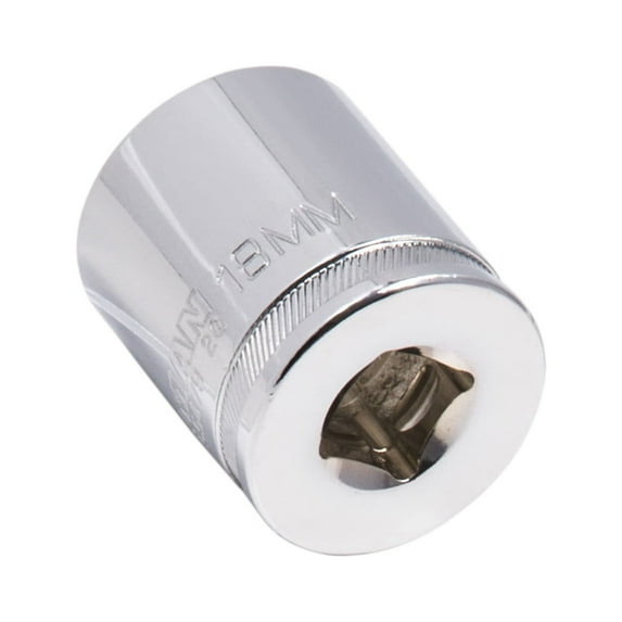 Steelman 18mm 3/8 in. Drive 6 Point Chrome Socket 55479