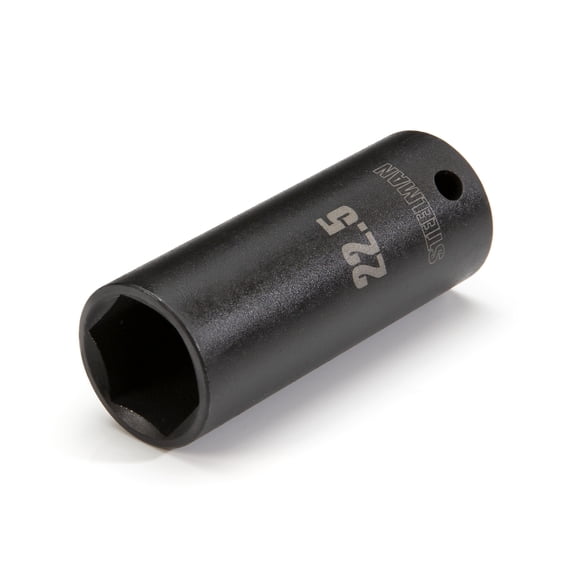 Steelman 22.5mm x 1/2-Inch Drive Thin Wall Deep Impact 6-Point Socket 61022