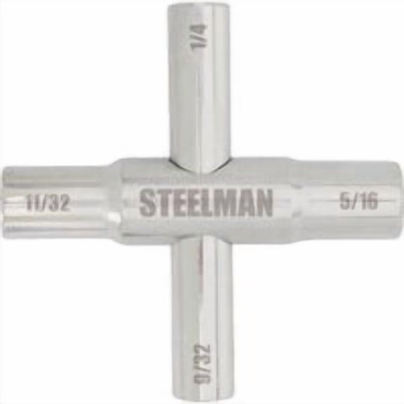 Steelman 4-Way Sillcock Key, Case of 2