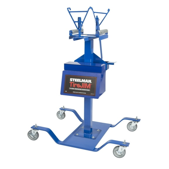 Steelman All-in-One Tire Jim Flat Repair Station with Roller Head, 97743