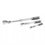 J S Products steelman 3pc Ext. Flex Head Ratchet Set