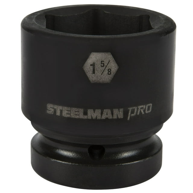 Steelman Pro 1 in. Drive 1-5/8 in. 6 Point Impact Socket 79301