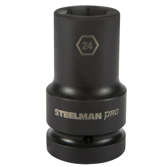 Steelman Pro 1 in. Drive 24mm 6 Point Deep Impact Socket 79288