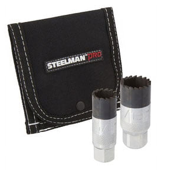 Steelman Pro 2 Piece 3/8in. Drive Spark Plug Socket Set, 5/8in.,13/16in. 79996