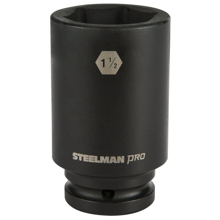 Steelman Pro 3/4 in. Drive 1-1/2 in. 6 Point Deep Impact Socket