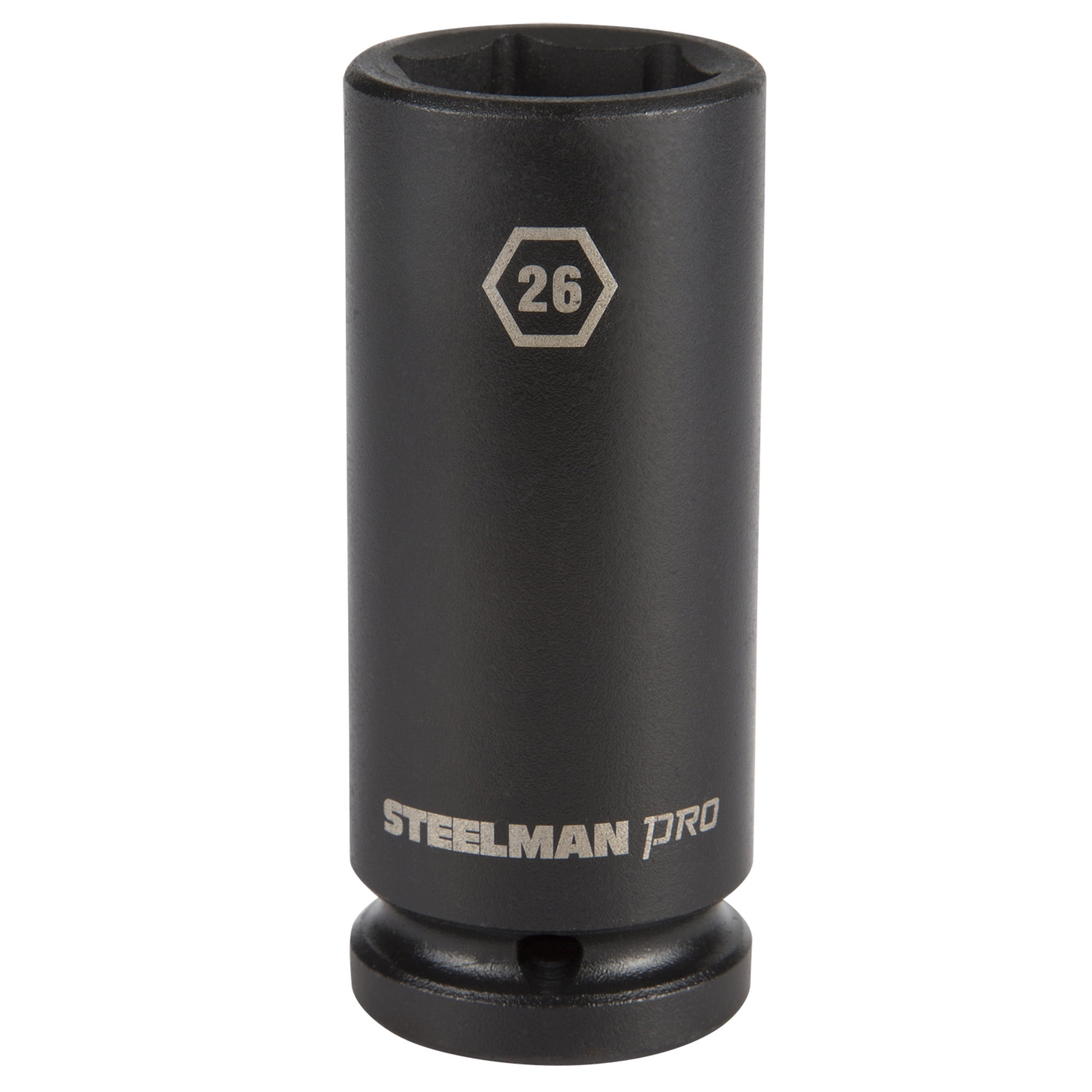 Steelman Pro 3/4 in. Drive 26mm 6 Point Deep Impact Socket 79281 ...
