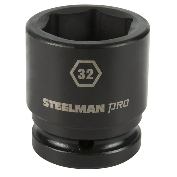 Steelman Pro 3/4 in. Drive 32mm 6 Point Impact Socket 79252
