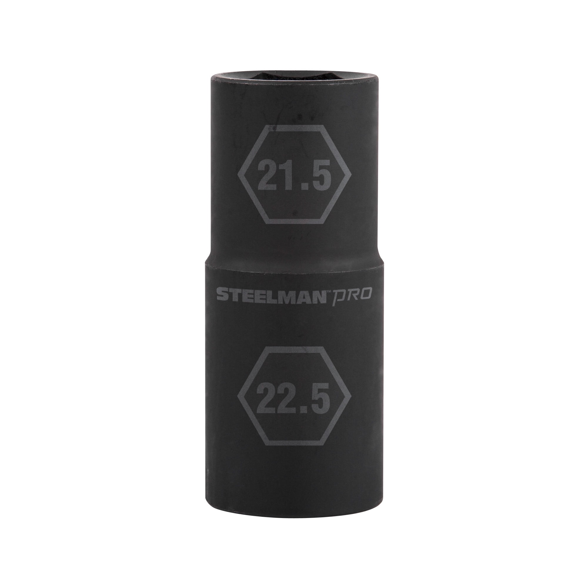 Steelman Pro 1/2 In. Drive Thin Wall Impact Flip Socket, 21.5mmx22.5mm
