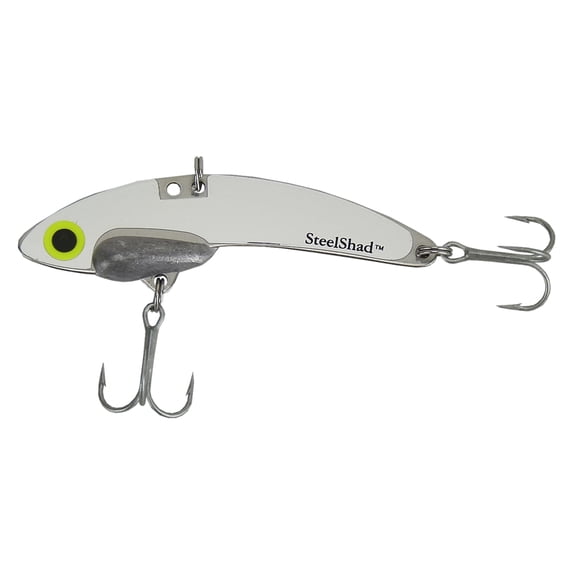 Steelshad Mini Long Casting Lipless Crankbait, 1/4oz, Silver