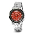 thumbnail image 1 of Steeltime Men's Stainless Steel Red Alloy Watch Equipped with a Tachymeter, 1 of 1
