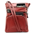 thumbnail image 1 of Steeltime Unisex Super Soft Leather Crossbody Bag with 6 compartments and Carrying Strap, 1 of 1