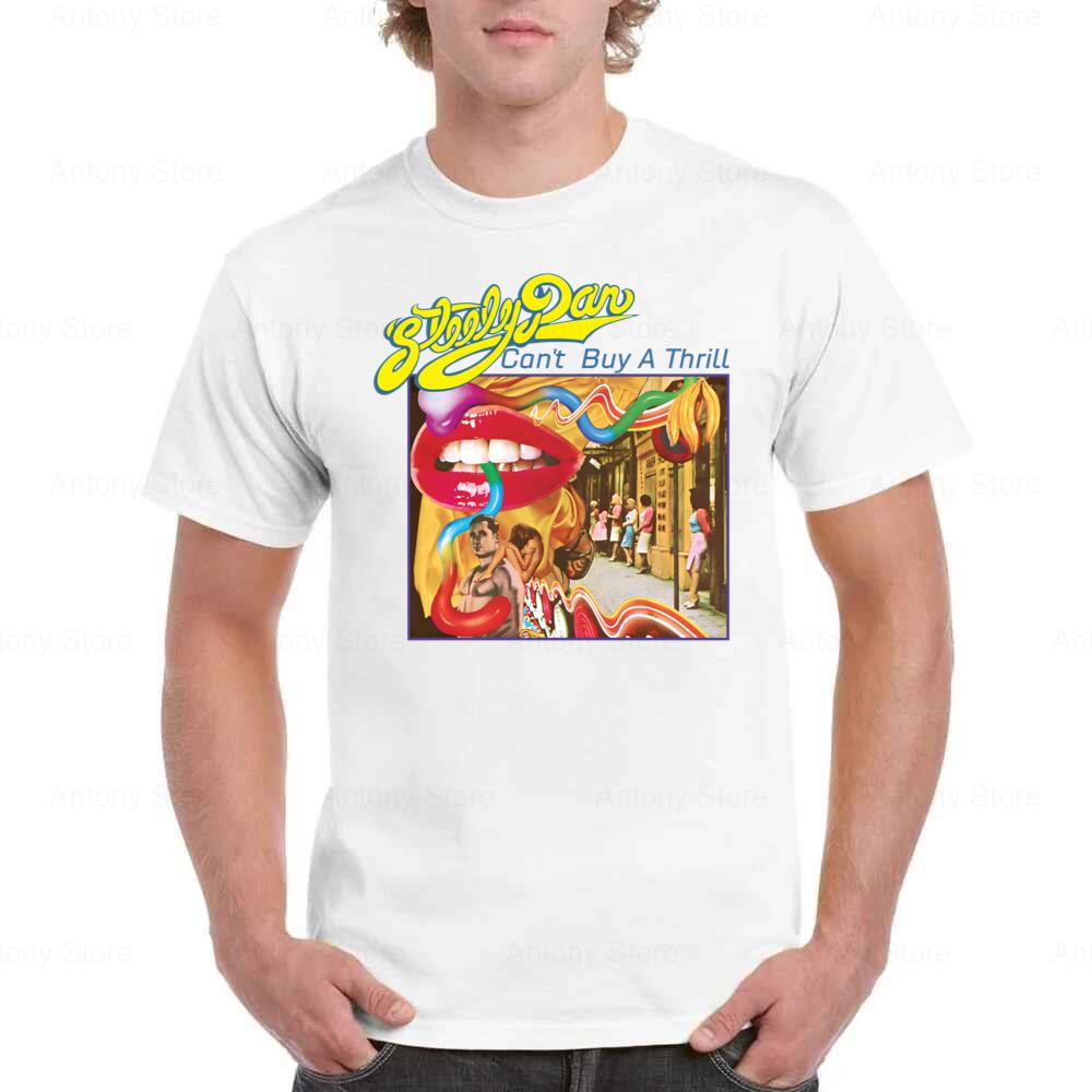 T-shirt Vintage Steely Dan Aja 2007 Tour - Nera, Taglie Uomo, Nuova Con Etichette