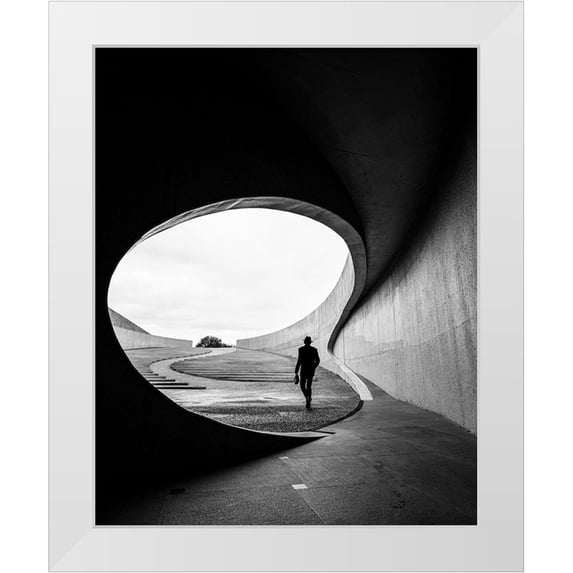 Steenhoudt, Sofie 15x18 White Modern Wood Framed Museum Art Print Titled - eaten by the whale