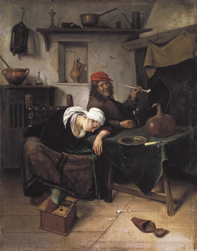 Steenjan (1626-1679) Canvas Art - (18 x 24)