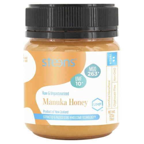 Steens MGO 263 UMF10 Manuka Honey 225g, British Import (Pack of 2)