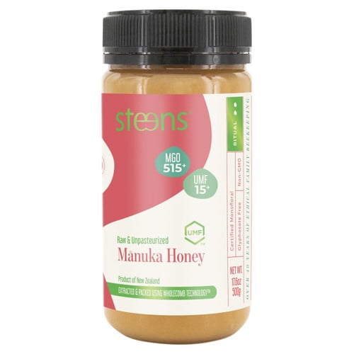 Steens MGO 515+ (UMF15+) Manuka Honey 500g, British Import (Pack of 2)