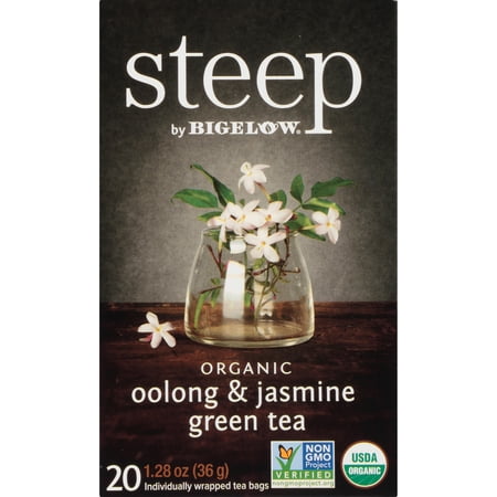 Steep By Bigelow Organic Oolong And Jasmine Green Tea , 20 Bags