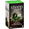 thumbnail image 1 of Steep By Bigelow Organic Pure Decaffeinated Green Tea Bags, 20 Count Box (Pack Of 6), 120 Decaftea Bags Total, 1 of 3
