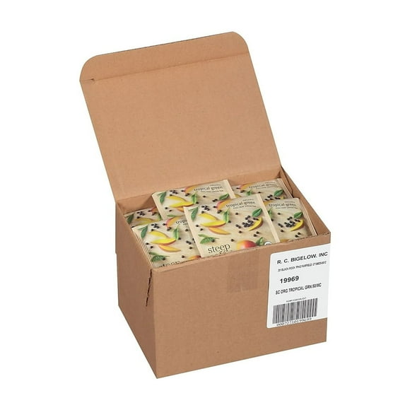Steep Caf Organic Tropical Green Tea 50 Count RCB19969
