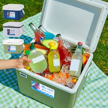 Steep Discounts, Leak-Proof Portable Cooler Insulated Box, Long-Lasting Ice Storage for Outdoor Sports, Camping, and Beach Trips, Hard Cooler for Food and Drinks with 3-Day Ice Retention