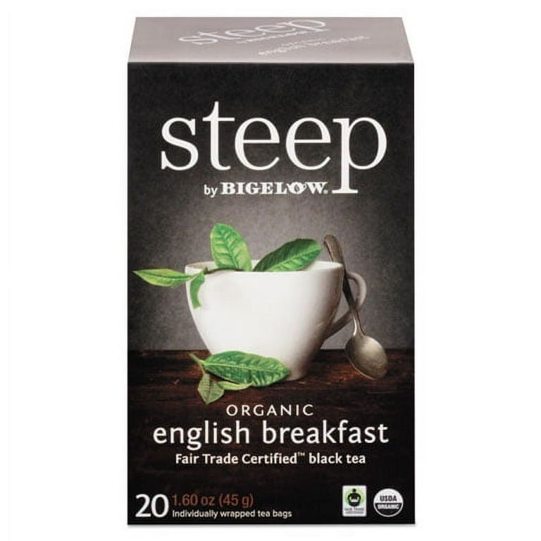 steep Tea, English Breakfast, 1.6 oz Tea Bag, 20/Box steep Tea, English Breakfast, 1.6 oz Tea Bag, 20/Box