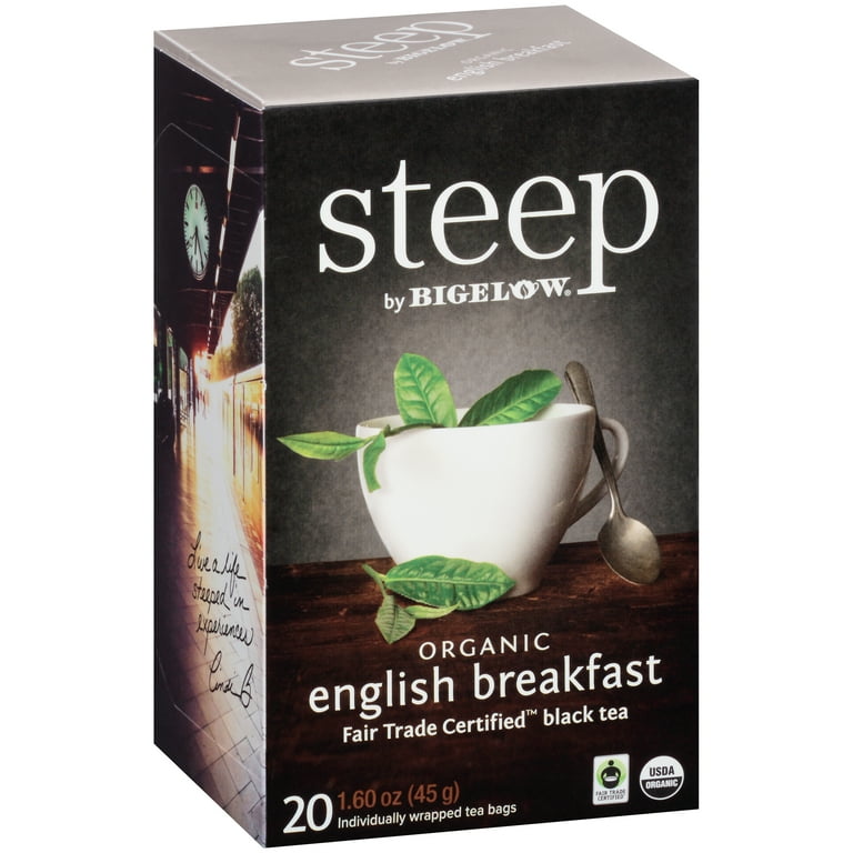 steep Tea, English Breakfast, 1.6 oz Tea Bag, 20/Box steep Tea, English Breakfast, 1.6 oz Tea Bag, 20/Box