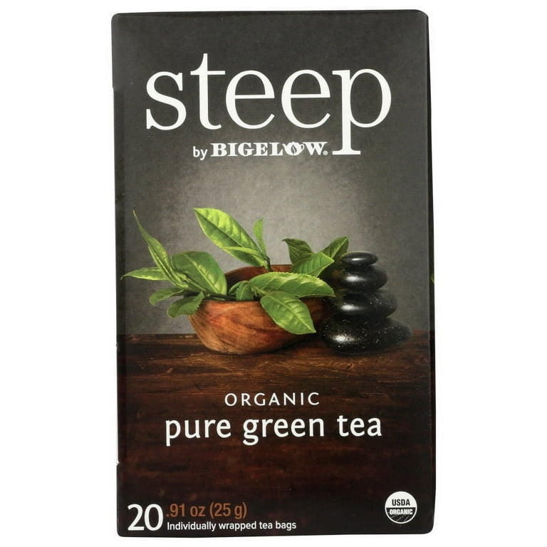 steep Tea, Pure Green, 0.91 oz Tea Bag, 20/Box steep Tea, Pure Green, 0.91 oz Tea Bag, 20/Box